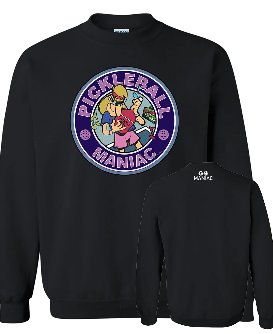 Go Maniac Crewneck Sweatshirt – Classic Fleece Pullover — 2